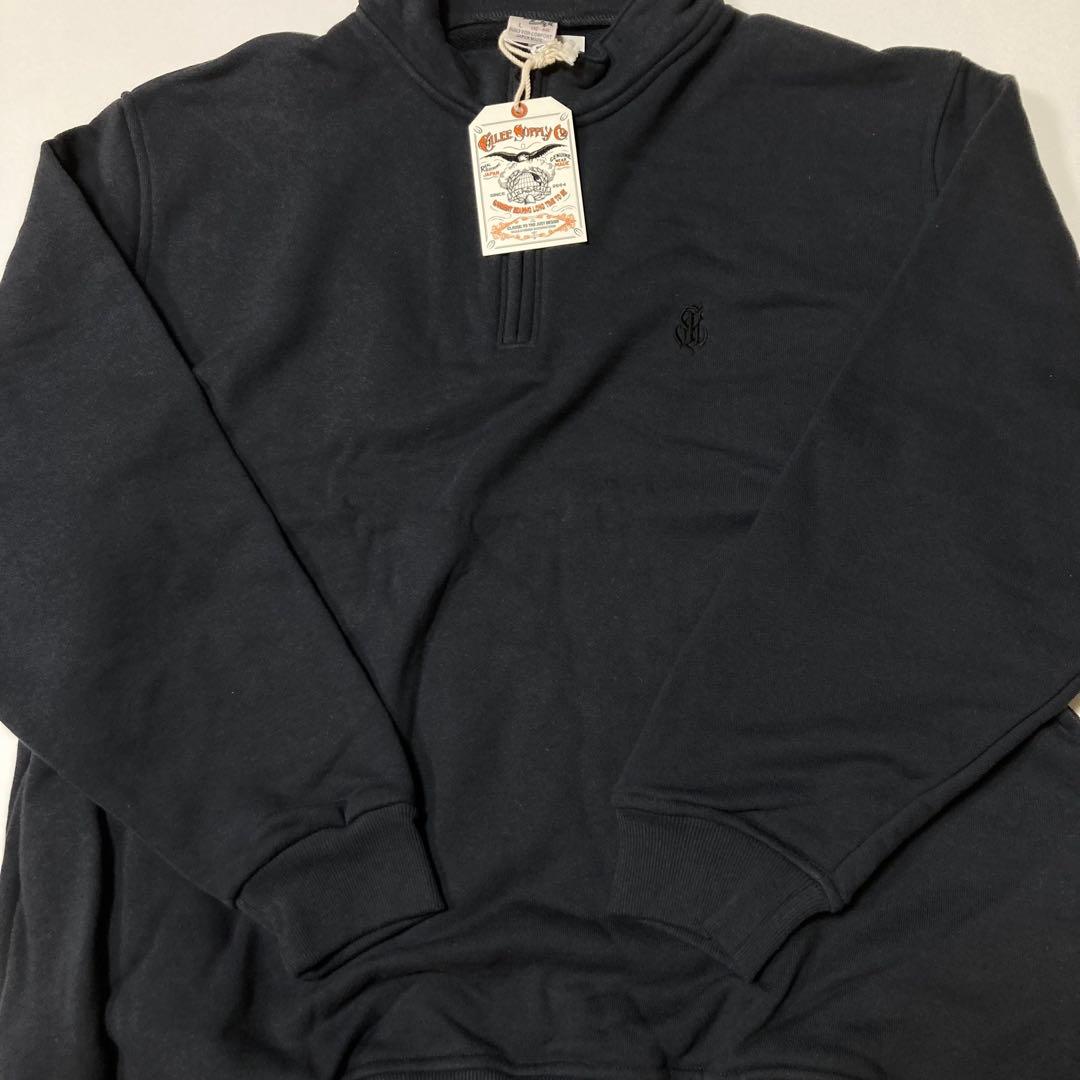 新品 CALEE 23AW ハーフジップスウェット L Charcoal - メルカリ