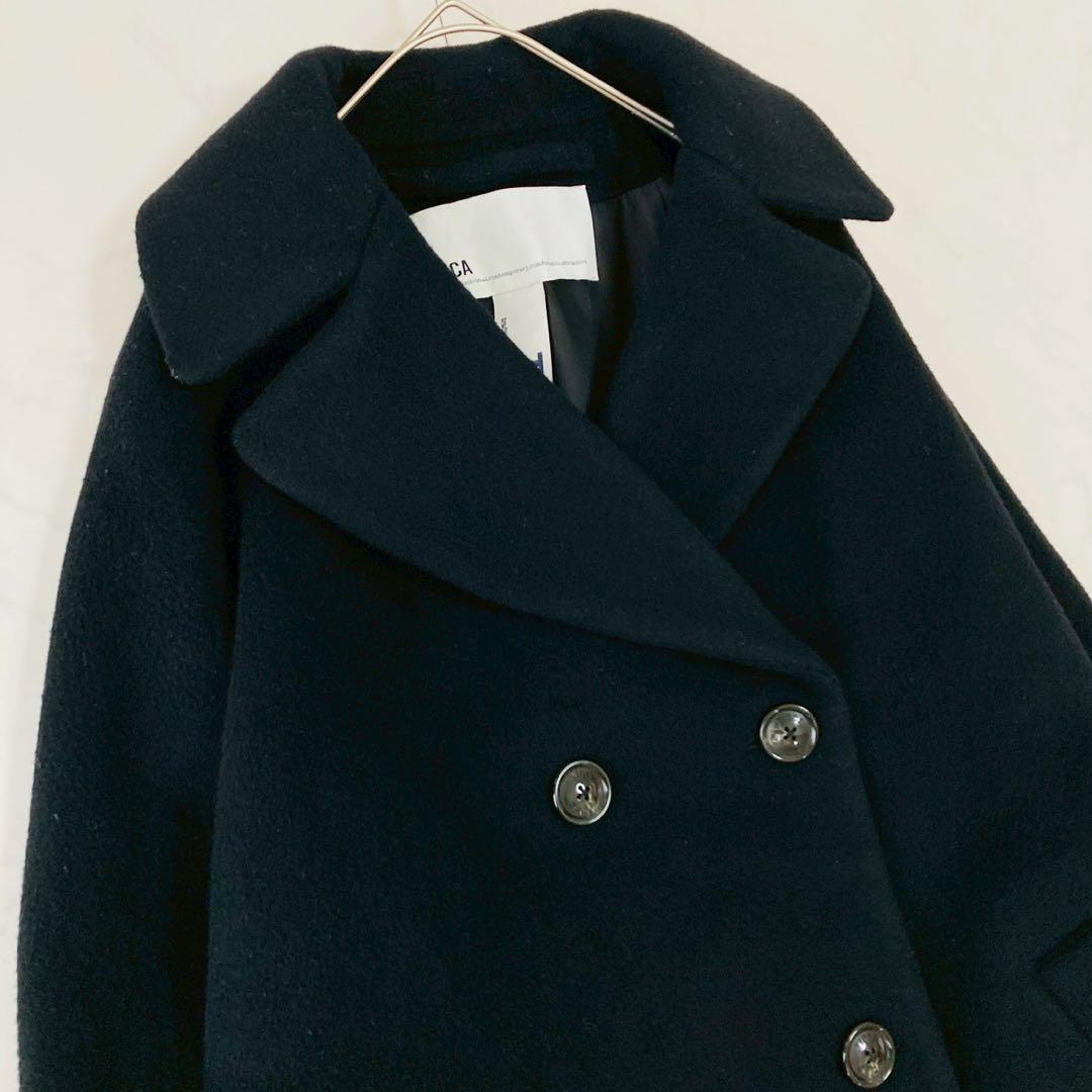 美品✨️ティッカ テントコート ダブルブレスト オーバーサイズ ロング