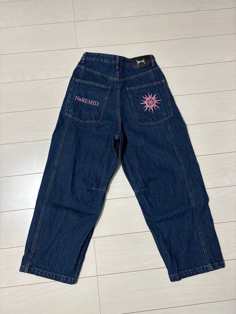 Noremid RIGID DENIM – NAVY/PINK m 買う