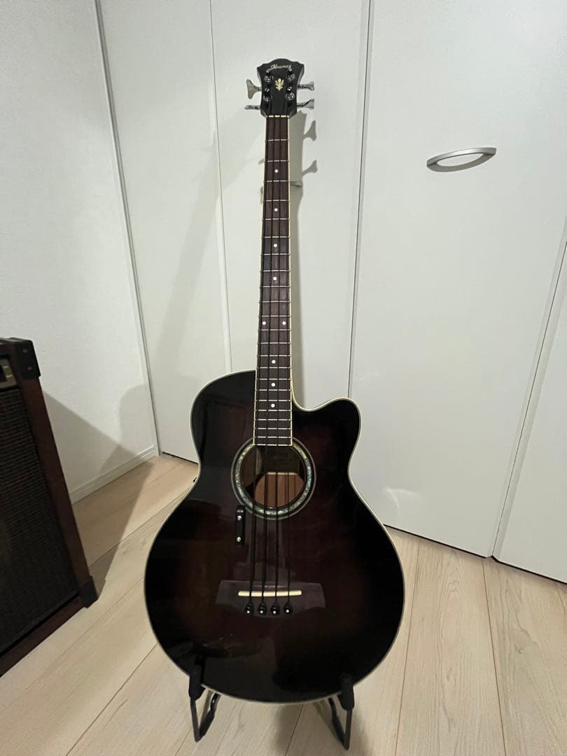 Ibanez アコースティックベース AEB10EDVS1202 Ibanez AEB10E Acoustic-Electric Bass Guitar With Onboard Tuner