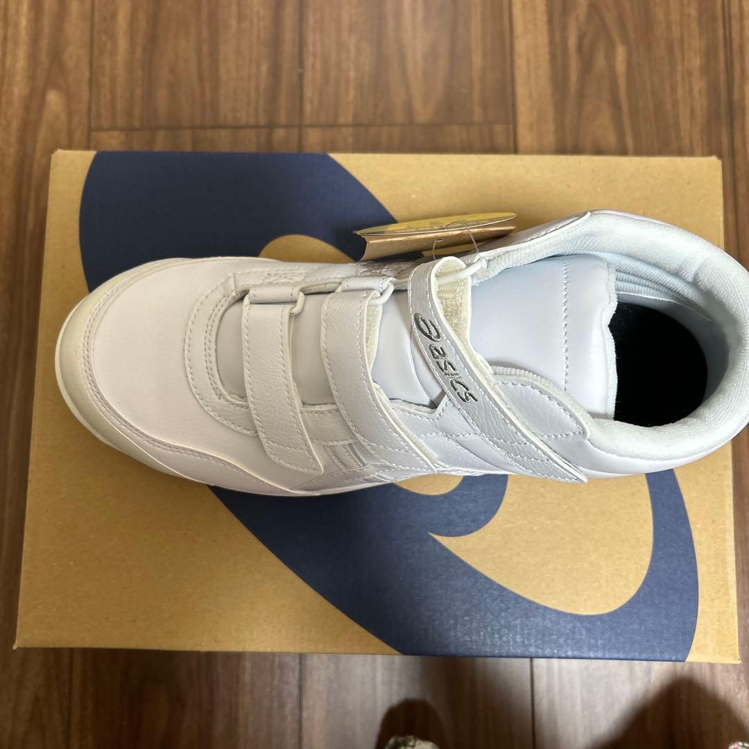 asics ホワイト安全靴 マジックテープ 27.5cm FCP302