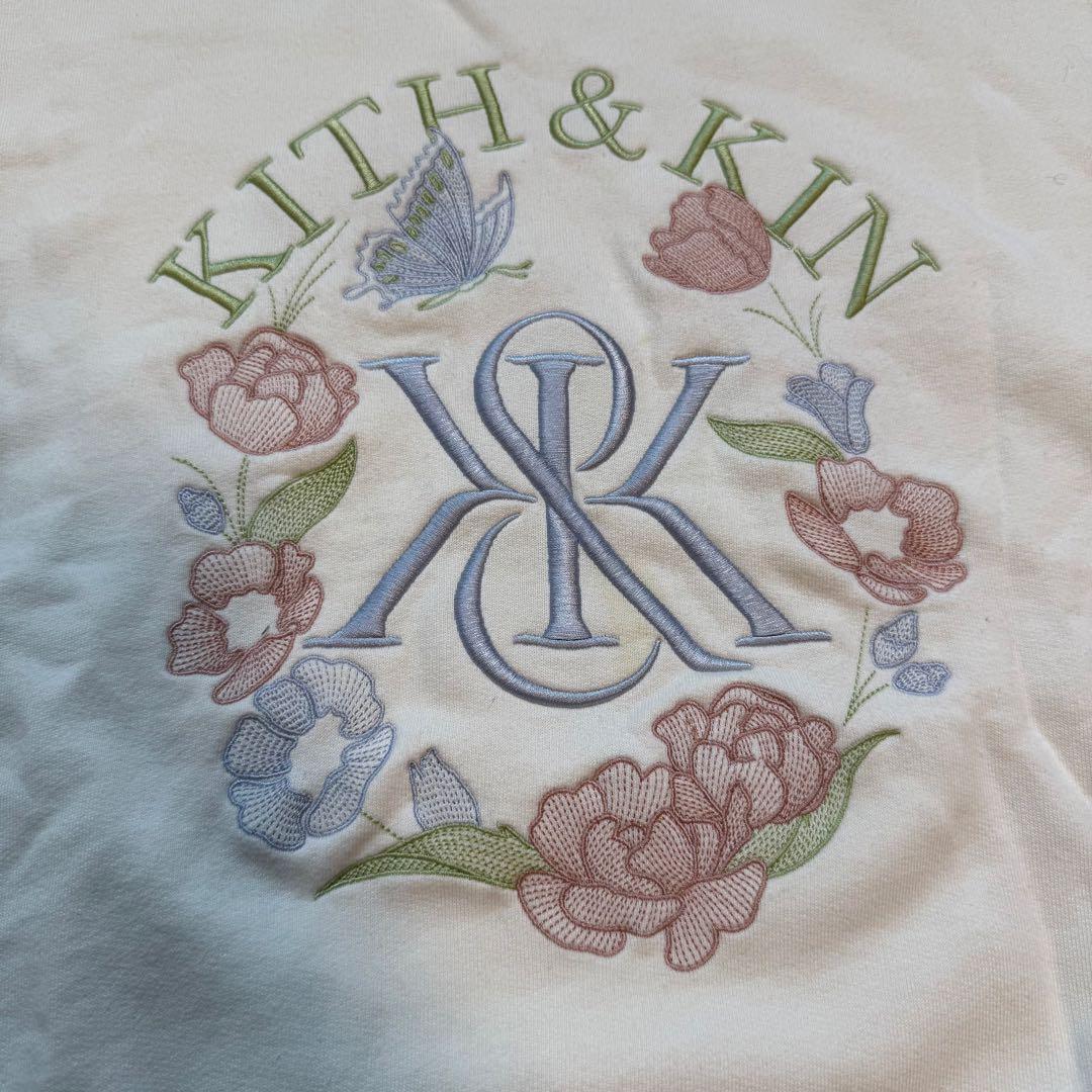 KITH トレーナー クリーム色刺繍 kith&kin Sサイズ - メルカリ