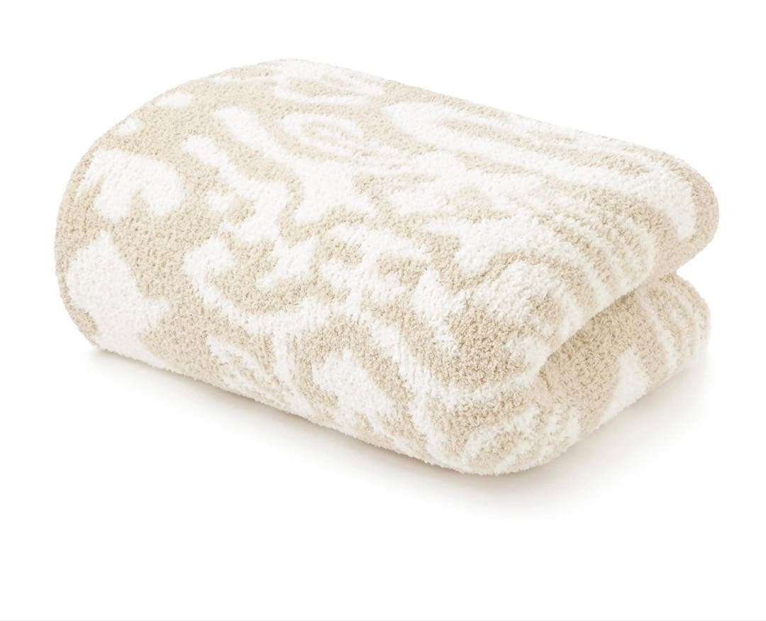 カシウエア KASHWERE ブランケット DAMASK ダマスク ベージュ Kashwere（カシウエア） ブランケット Kashwere Blanket Damask