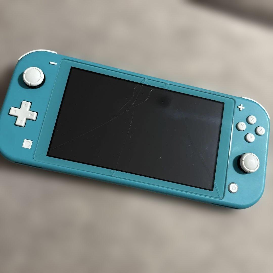 中古品画面傷なし】Nintendo Switch Lite ターコイズ 任天堂 Nintendo