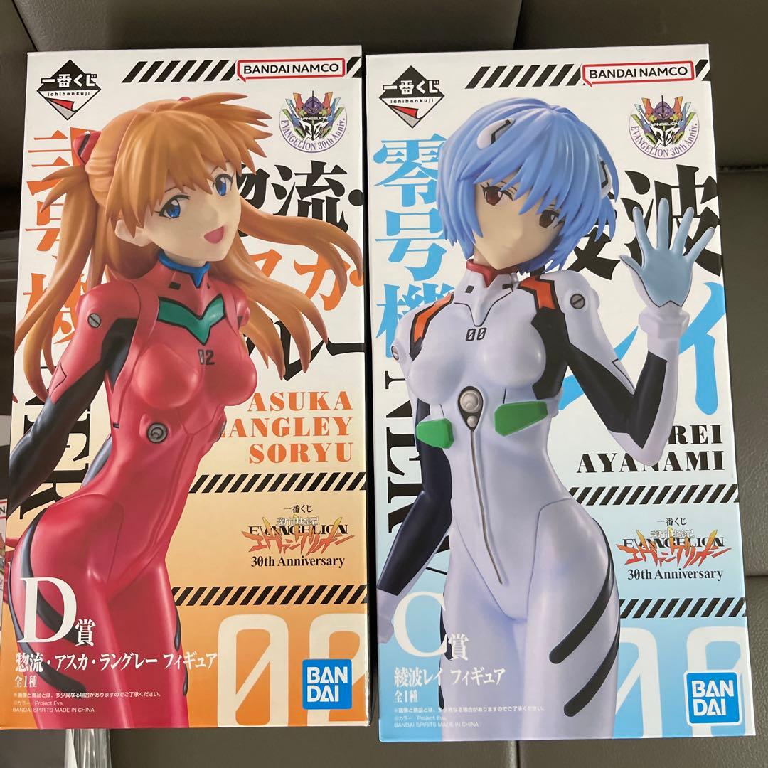 一番くじ アスカ・ラングレー・綾波レイ フィギュアセット、その他