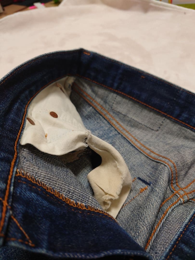 リーバイス502XX ビッグE 赤耳 140周年モデル 鬼ヒゲ ハチの巣 ビッグE