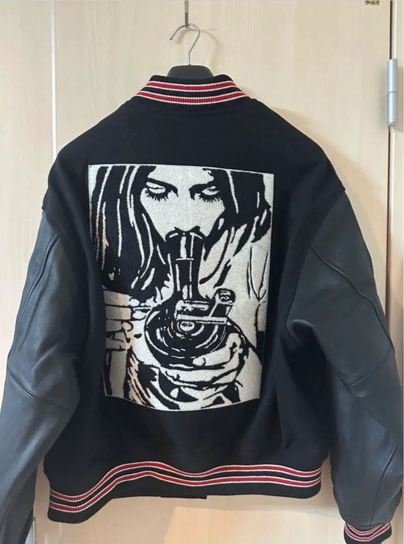 supreme HYSTERIC GLAMOUR スタジャン ブラック サイズL - メルカリ