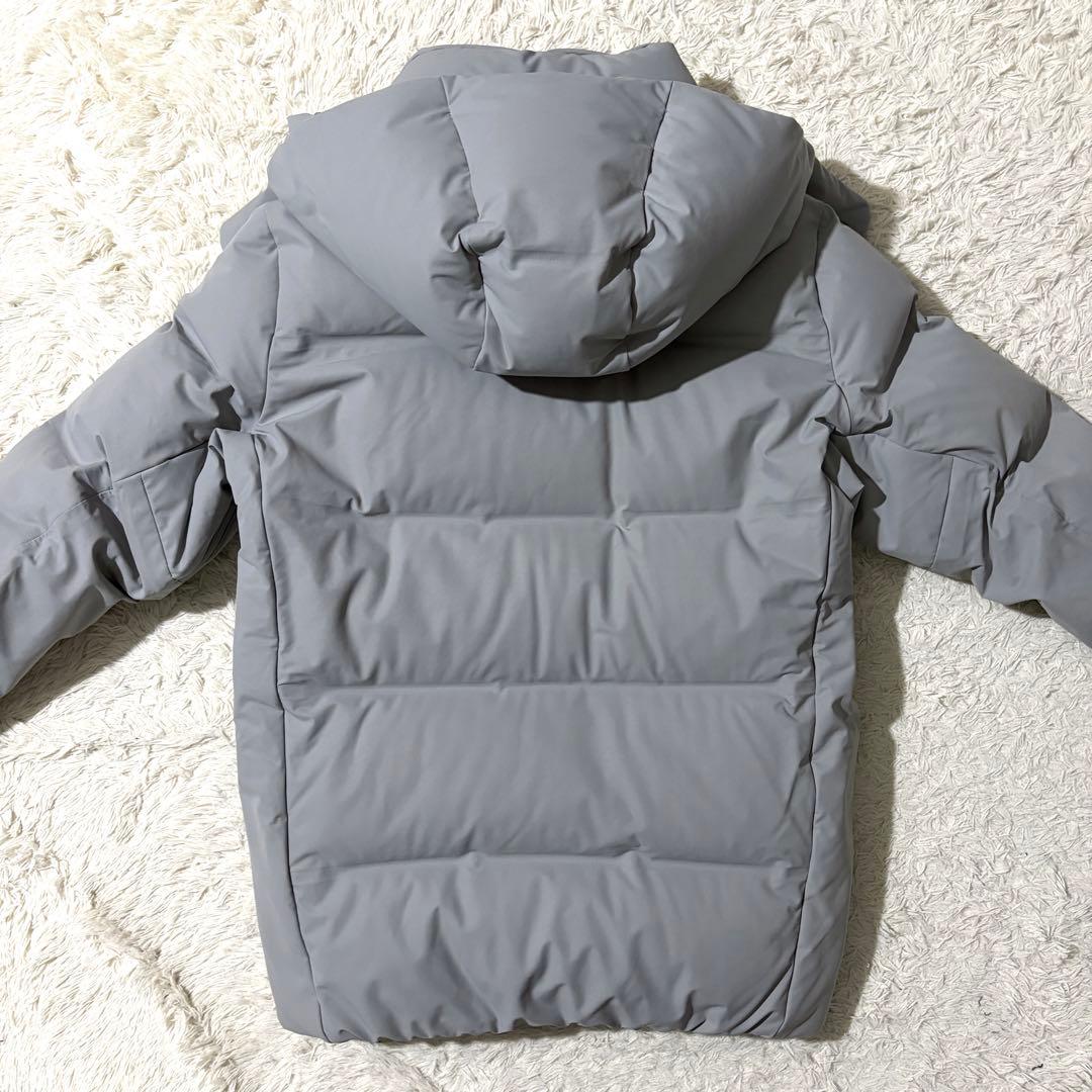 極美品】デサント 水沢ダウン アンカー ダウンジャケット ライトグレー