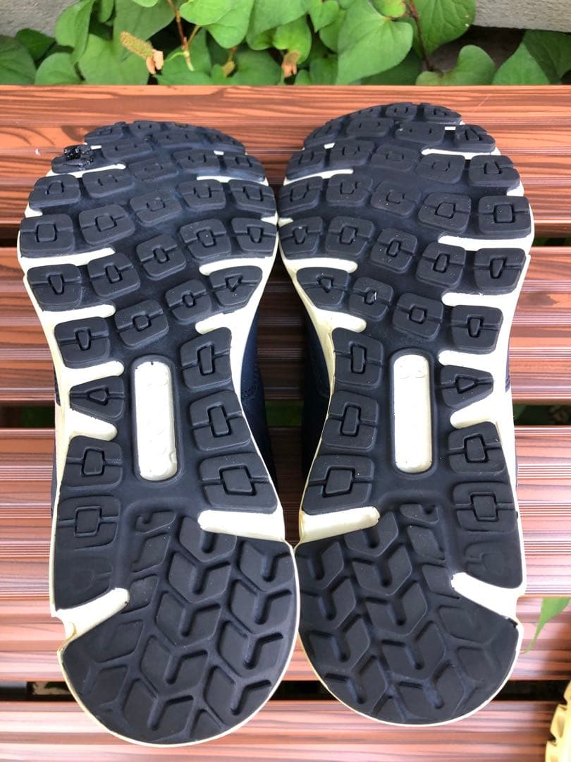 367番ECCO スポーツシューズ ネイビー/グレー/パープル38 24.0cm
