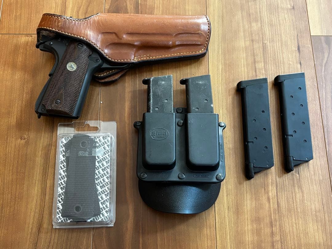 東京マルイ M1911 コルトガバメント ガスガン ビアンキレザー ホルスター