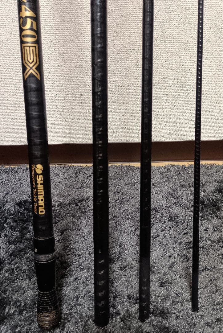 シマノハイパワーXスーパーサーフカスタム450EX！4本継ぎ投げ竿ガイド