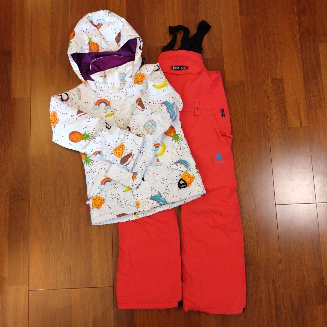 BURTON キッズスノーボードウエア上下 XS 110cm バートン キッズ スノーボードウェア上下 BURTON キッズスノーウエア
