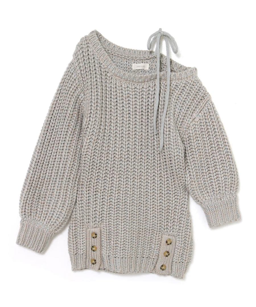 アンドマリー andmary ミアリボンニットミニドレス