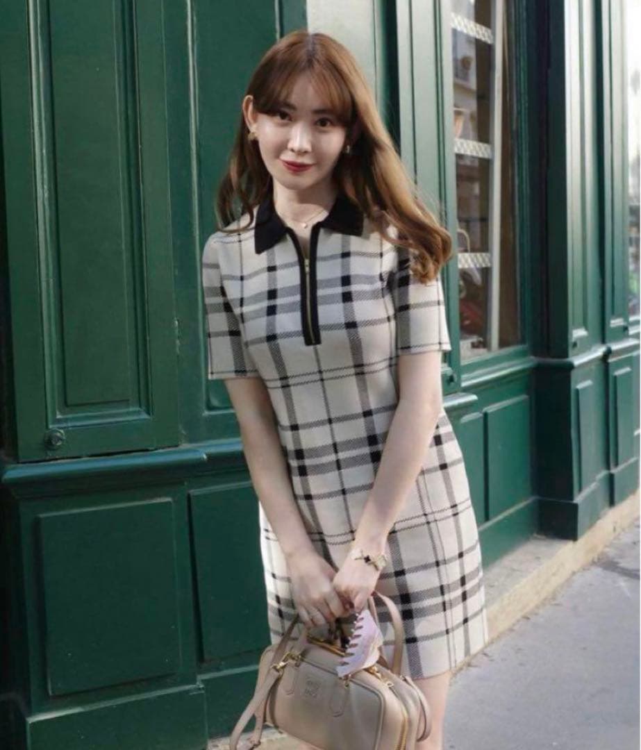Herlipto Trois Logo Knit Mini Dress Sサイズ