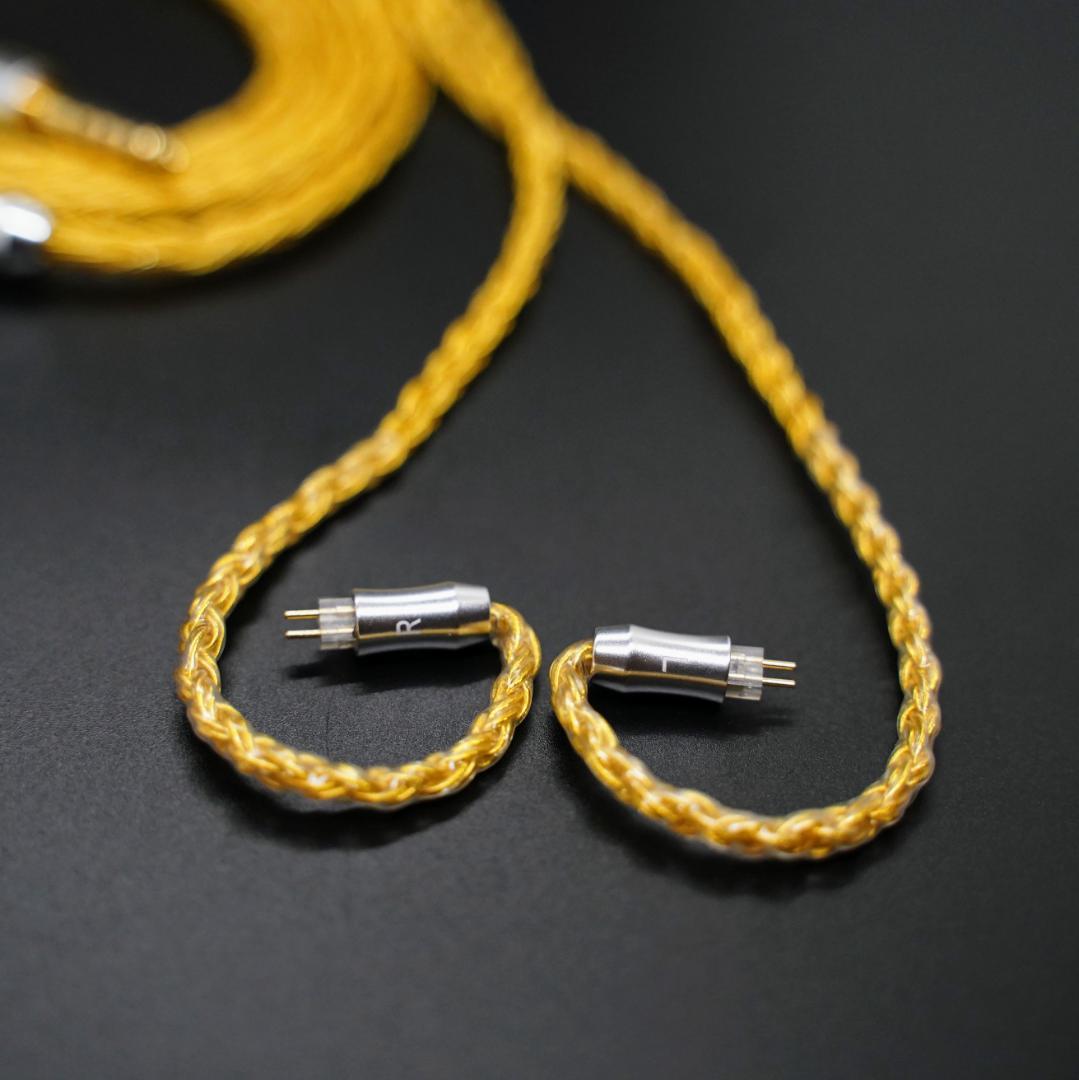 超希少!16芯 金メッキリケーブル C IEM 0.78mm 2ピン/4.4mm