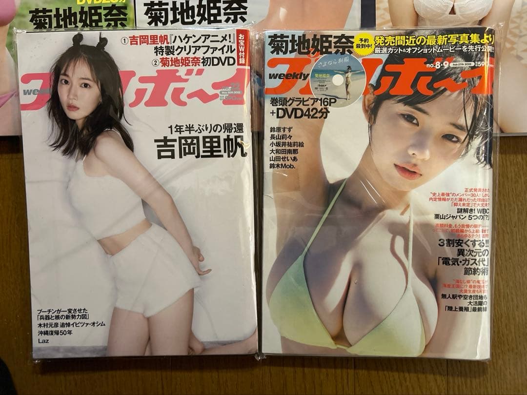 【菊地姫奈さん永久保存版】週プレAllWorks新品11冊組コンプリートBOX