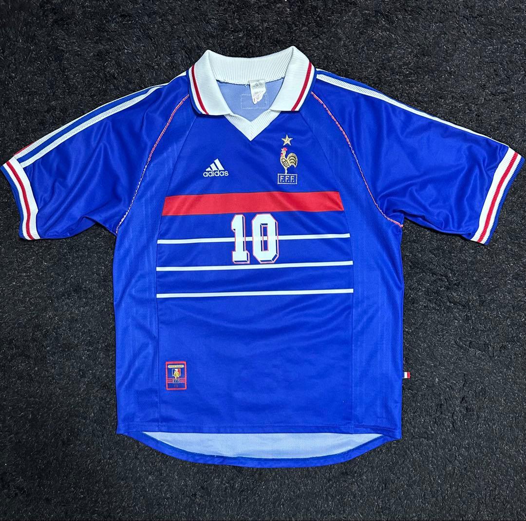 正規品 98/00 フランス代表 ユニフォーム ジダン Lサイズ