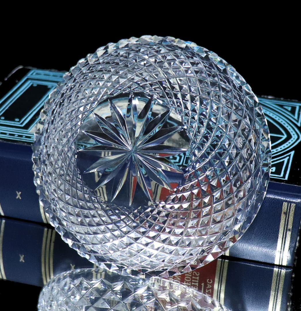 オールド・バカラ 最高級 春海好み 霰切子大型丸鉢 懐石道具