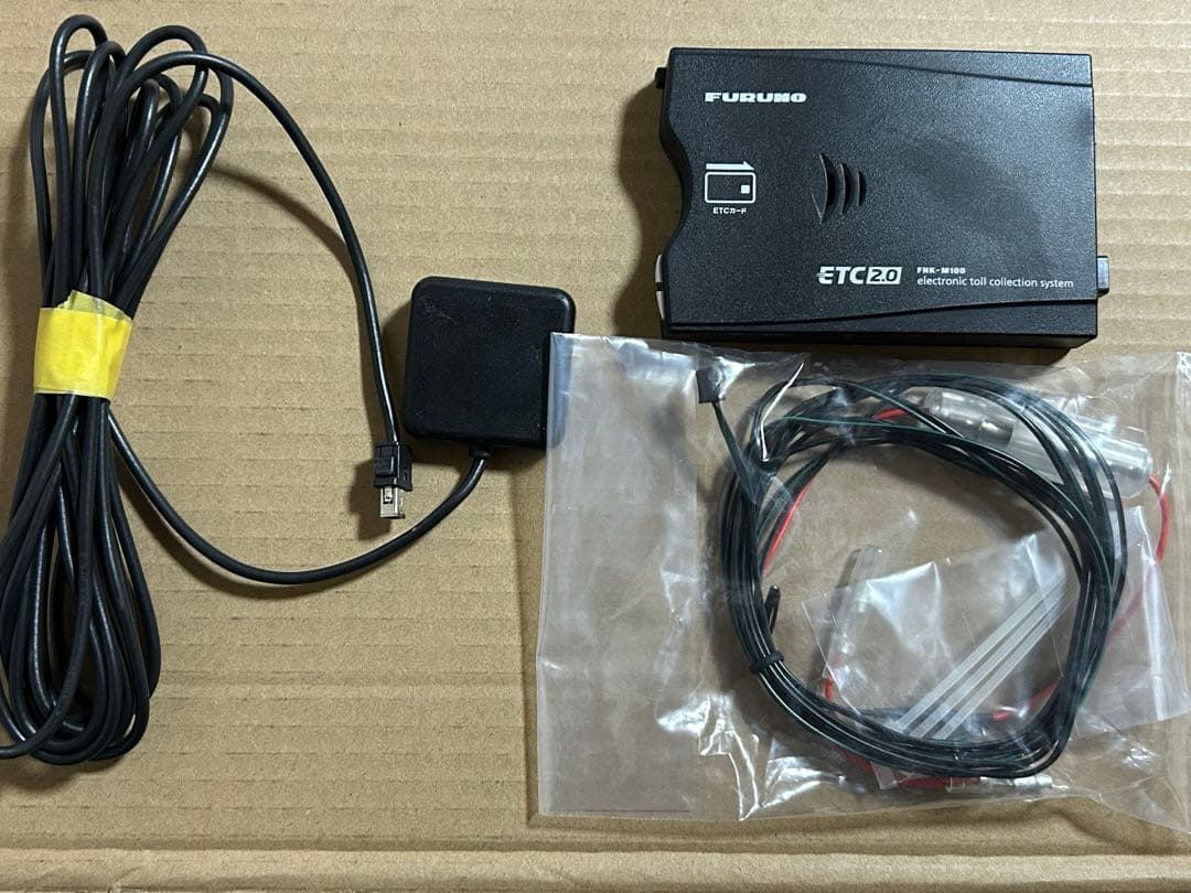 フルノ　古野電気　ETC2.0 FNK-M100　中古 ゆうパケット対応【在庫あり】純正品 古野電気 ETC2.0用 電源ケーブル