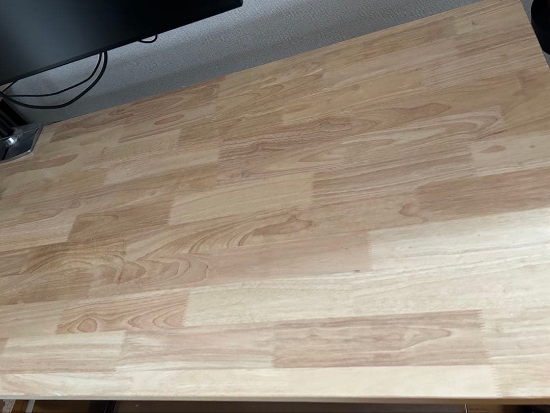 FlexiSpot 無垢材天板 ゴム 集成材　140×70×2.5cm