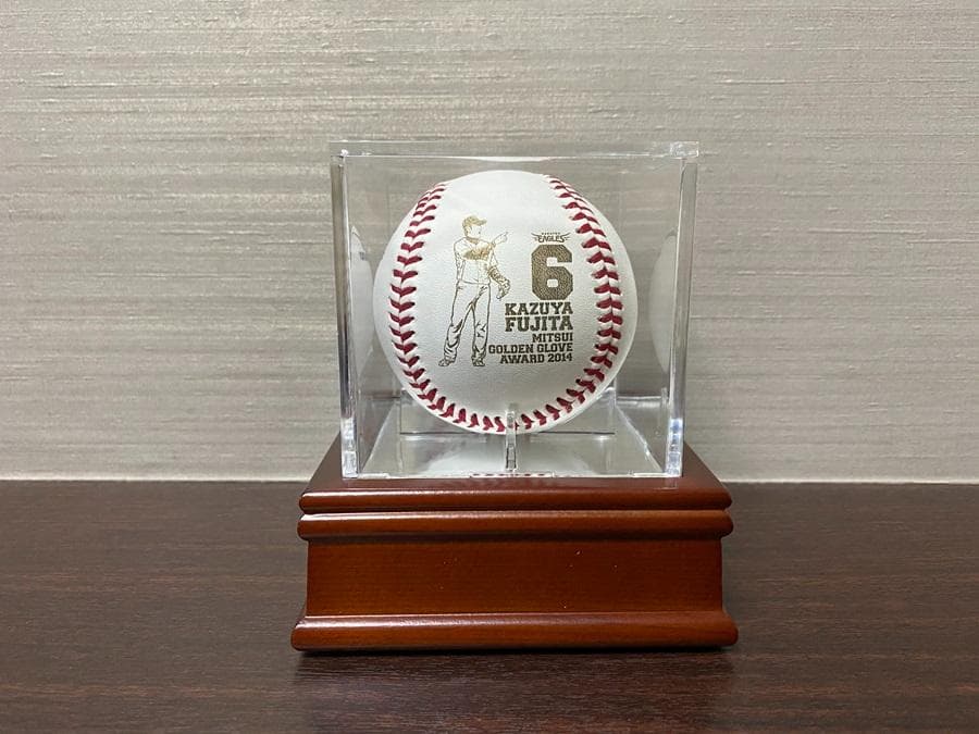 楽天 イーグルス 藤田一也選手 2014年ゴールデングラブ賞記念直筆