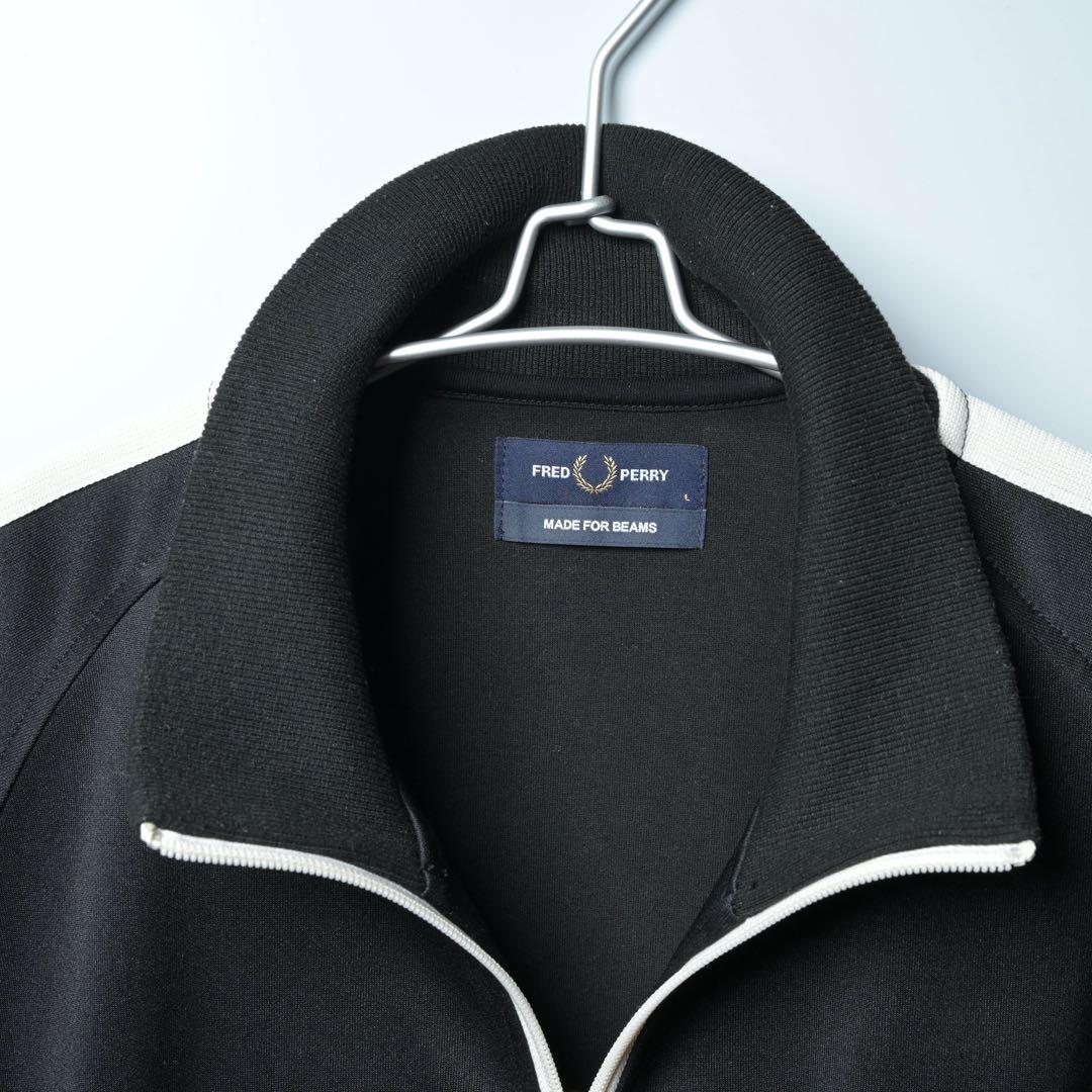 FRED PERRY×BEAMS別注 トラックジャケット black - メルカリ