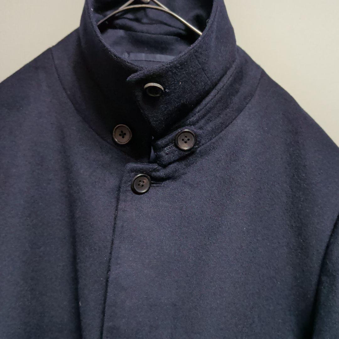 メル08651様だけ ジェイプレス 羊毛 カシミヤ ロングコート L ネイビー