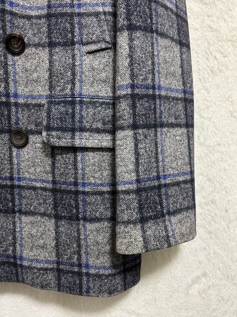 極美品】チルコロ1901 メンズ ダブルチェスターコート 50 LL グレー