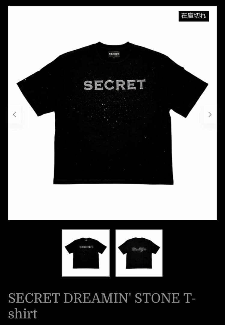 入手困難】Yvng Patra着用 SECRET STONE T-shirt
