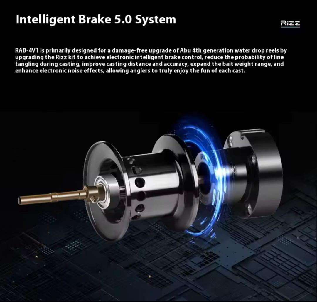 新品】ABU アブガルシア DCブレーキ化 キット BLACKMAX4 - メルカリ