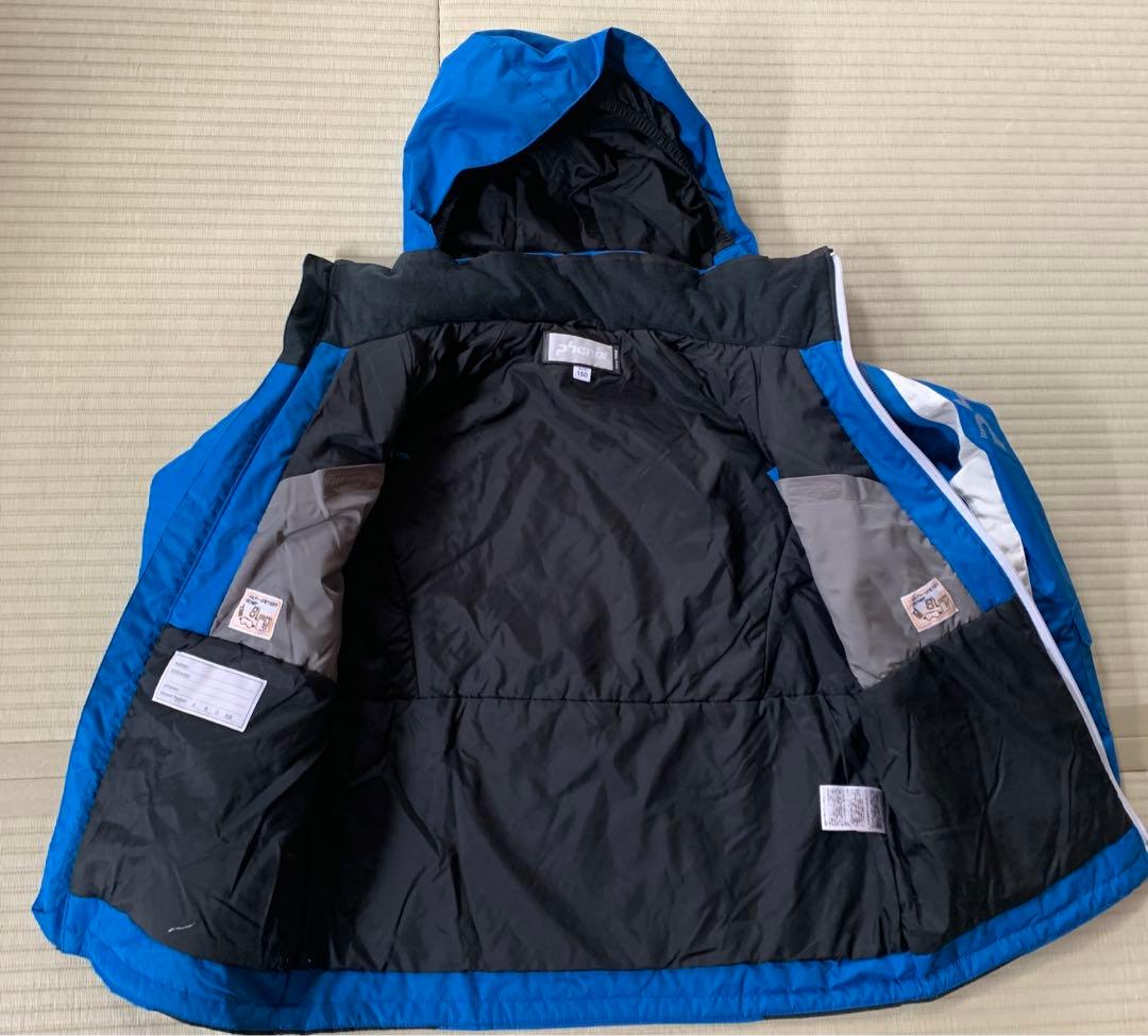 サイズ150 ウィンタースポーツ用 ジャケットとパンツセット 青
