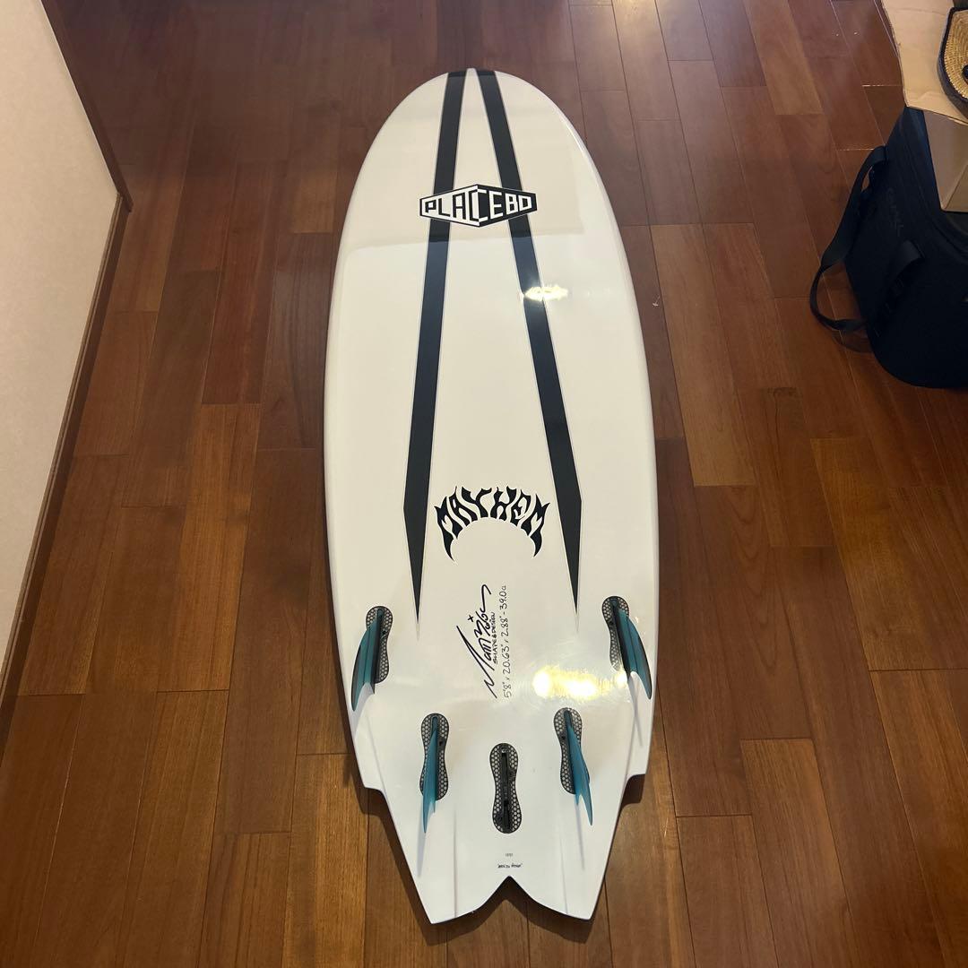 湘南手渡し限定】PLACEBO ORCA ショートボード 6.2' 湘南手渡し限定