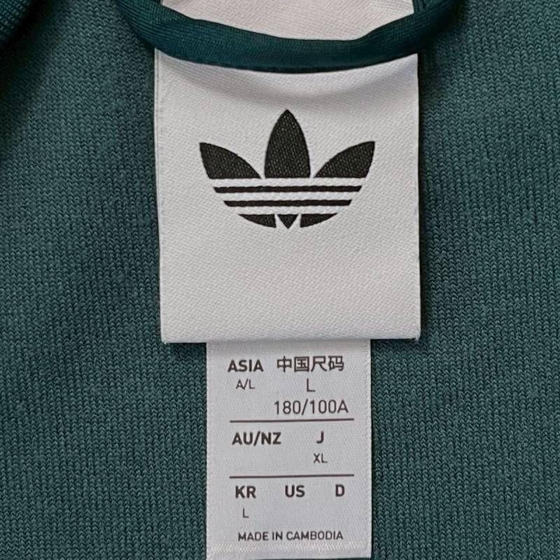 9937_1 adidas SST ベロア トラックトップ オーロラアイビー - メルカリ