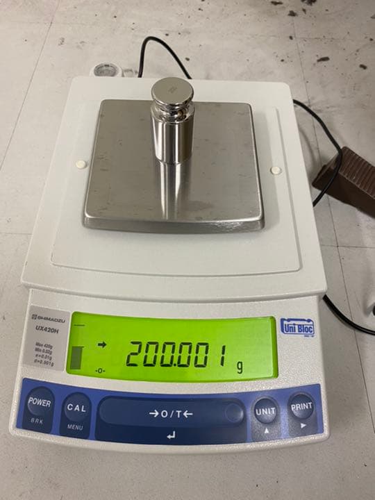 島津製作所 UX420H 精度0.001g max 420g 電子天秤 - メルカリ