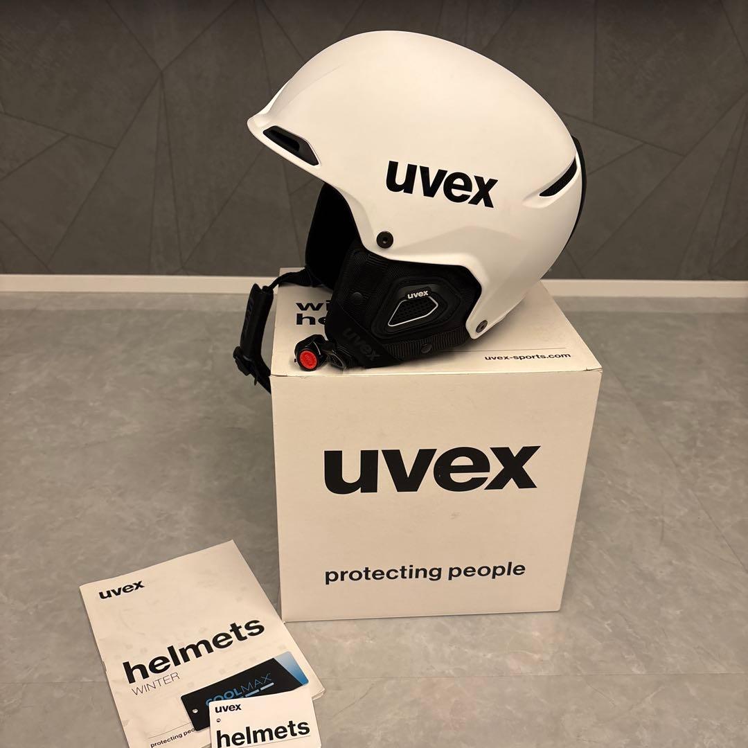 スキー ヘルメット uvex JAKK+ IAS ホワイトマット ウベックス 白