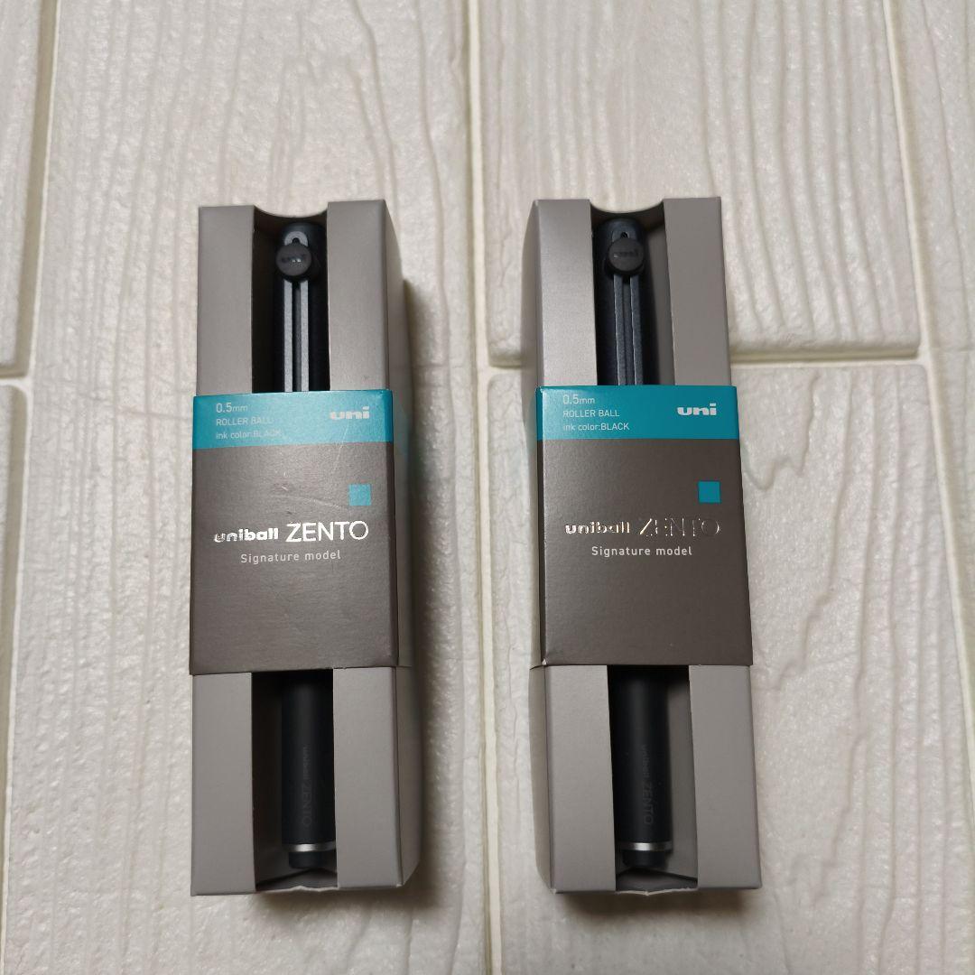 uniball ZENTO ユニボールゼント シグニチャー ブラック 2本セット ユニボール ゼント シグニチャーモデル ｜ボールペン｜三菱鉛筆株式会社