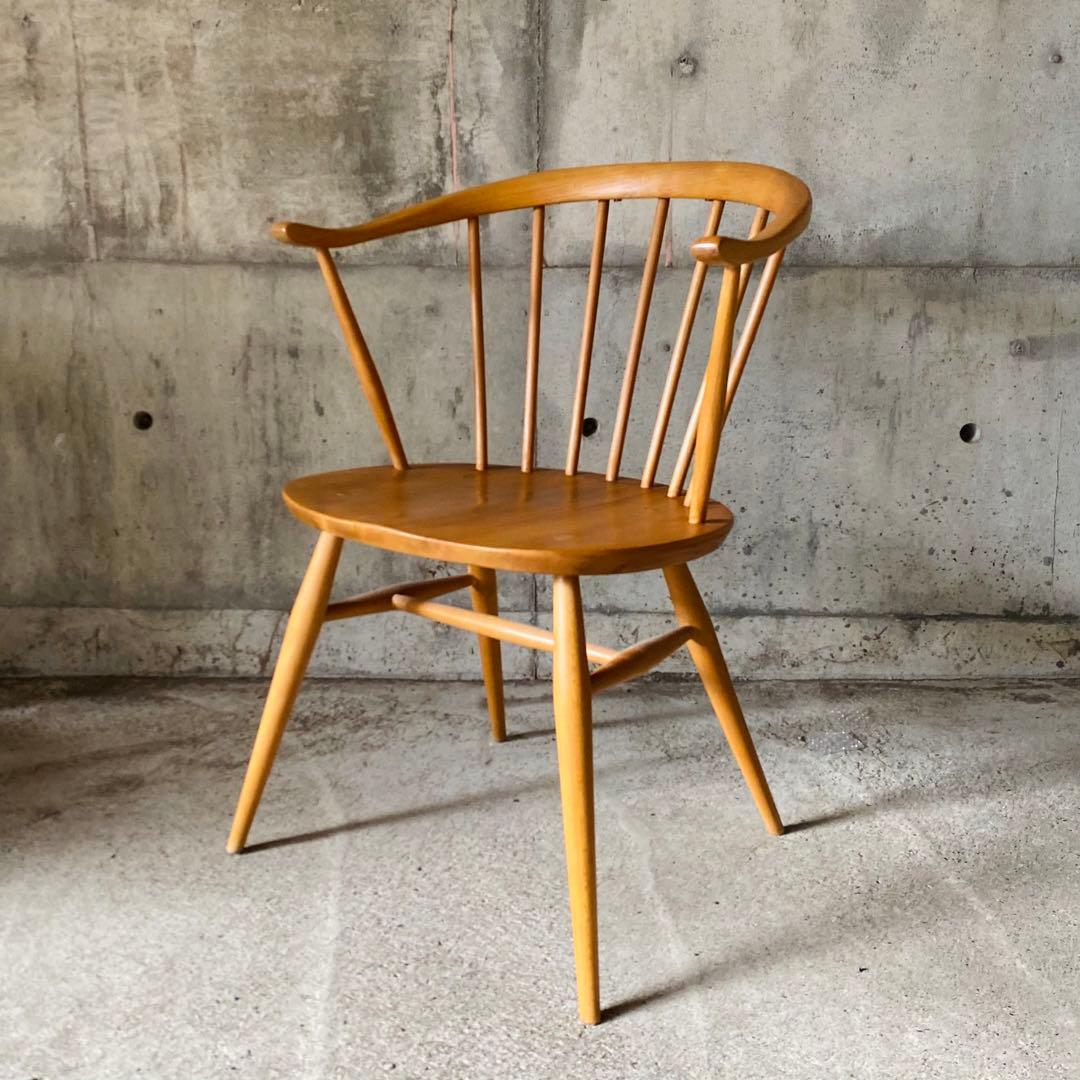 ERCOL アーコール カウホーン スモーカーズ チェア アームチェア ✶ ERCOL アーコール スモーカーズ(カウホーン)チェア S-339 | mumokute