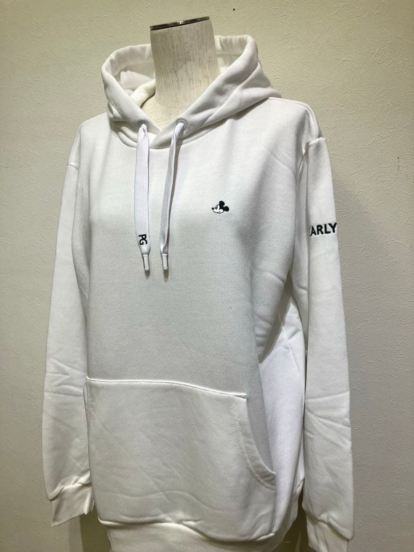 PEARLY GATES フード付きホワイトパーカー サイズ2 Disney