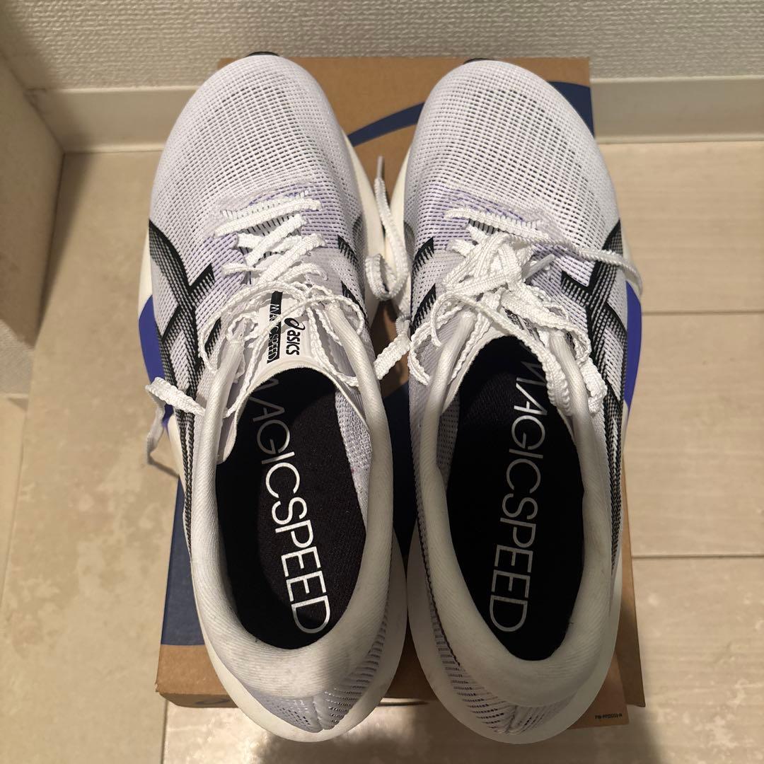 ASICS マジックスピード5 26.0cm ホワイト/ブラック