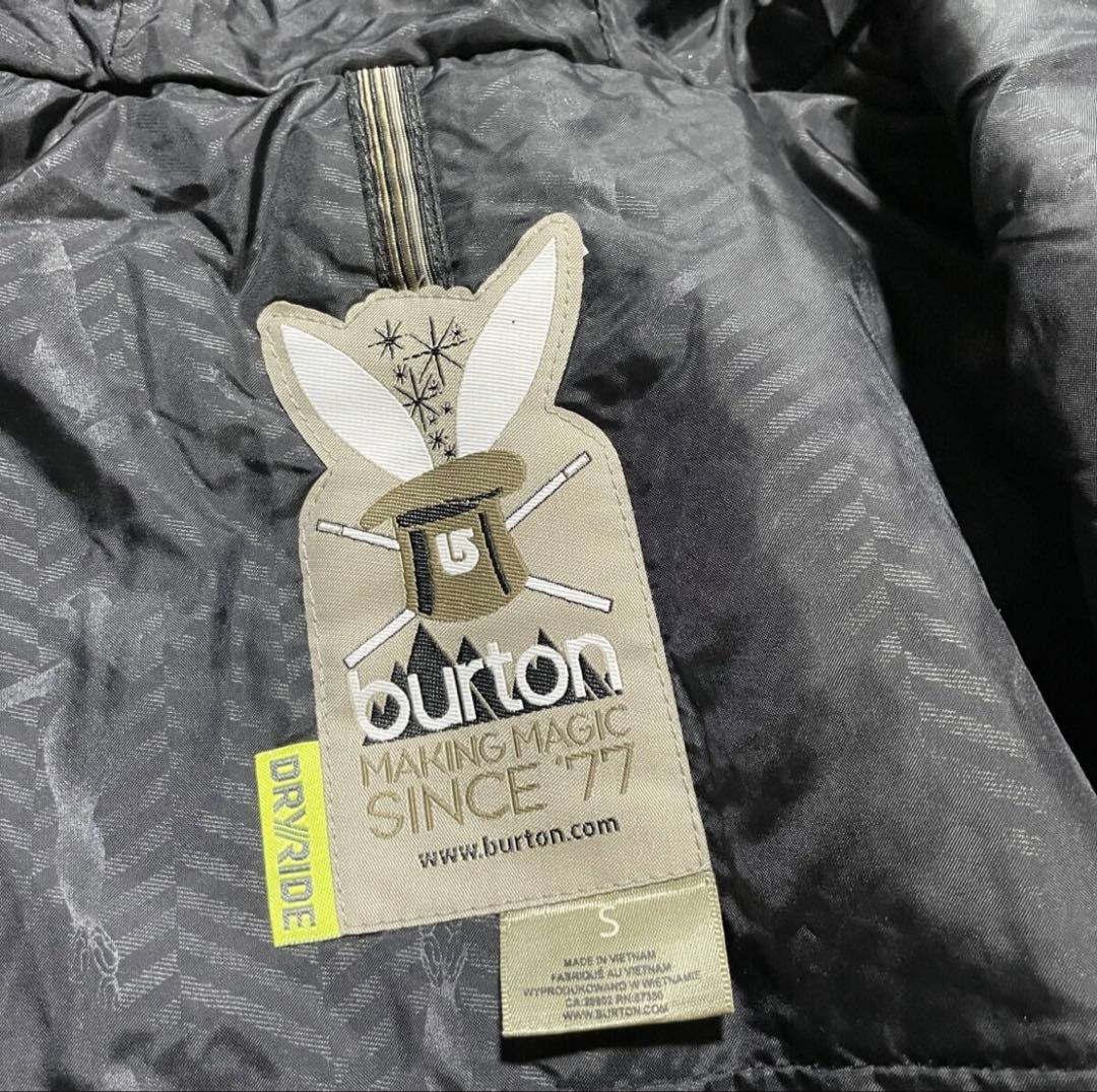 BURTON/バートン サイズ S・黒！ DRYRIDE フードスノージャケット
