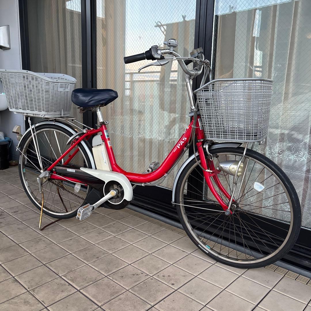 【電動アシスト自転車】《YAMAHA PAS》24インチ バッテリー2個セット