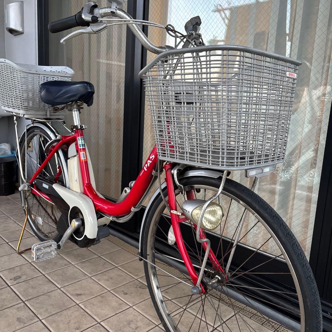 【電動アシスト自転車】《YAMAHA PAS》24インチ バッテリー2個セット