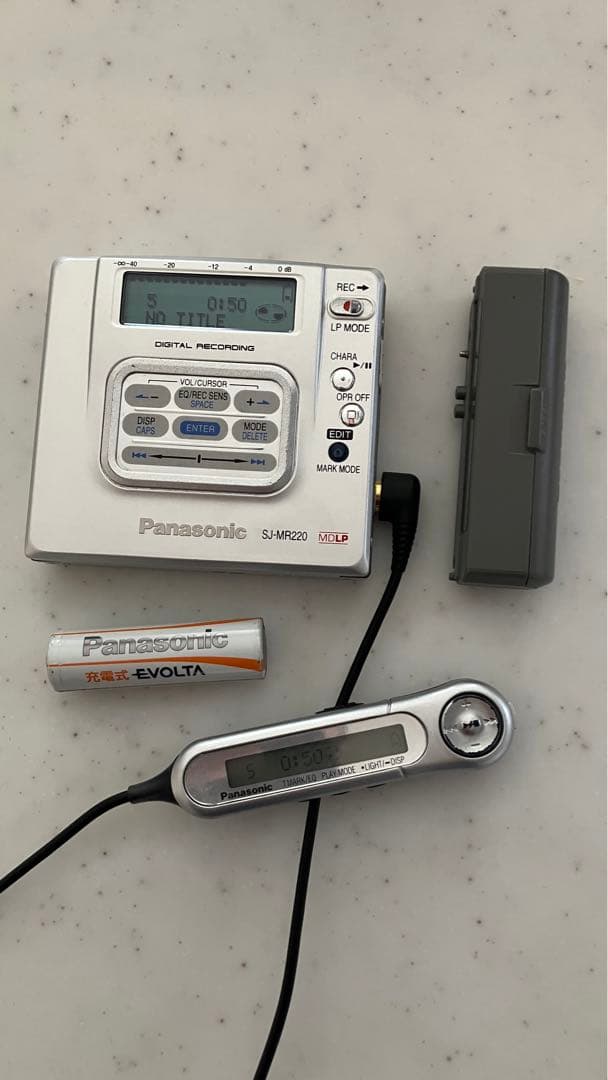 パナソニック MDプレイヤー sjーmr220 L108552636 - ポータブル