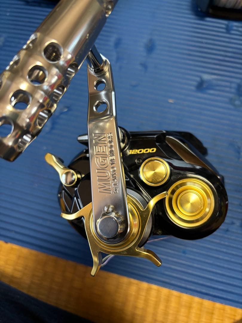 シマノ ビースト マスター MD12000 ムゲンパワーハンドル付 - メルカリ