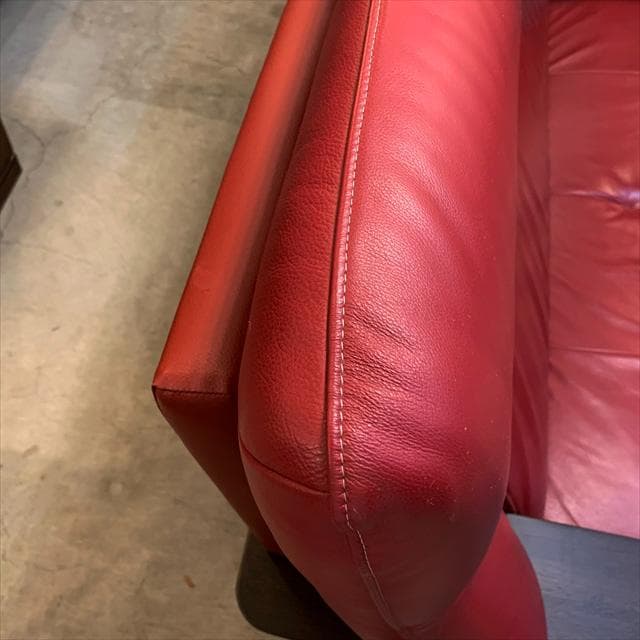 ciel様 カリモクチターノのダンテレザーアームソファ2シーター