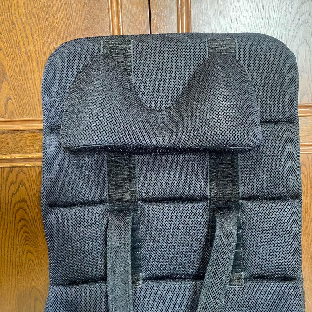 カーシート STD Mサイズ 障がい児 きさく工房 ブラック 車載用姿勢保持