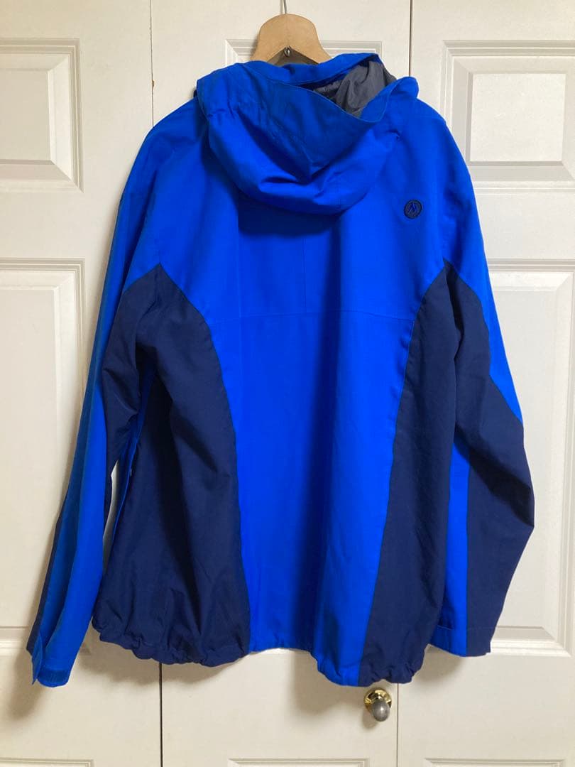Marmot 3WAY連結ジャケット ナイロン(ブルー)×ダウン(グレー)XL - メルカリ