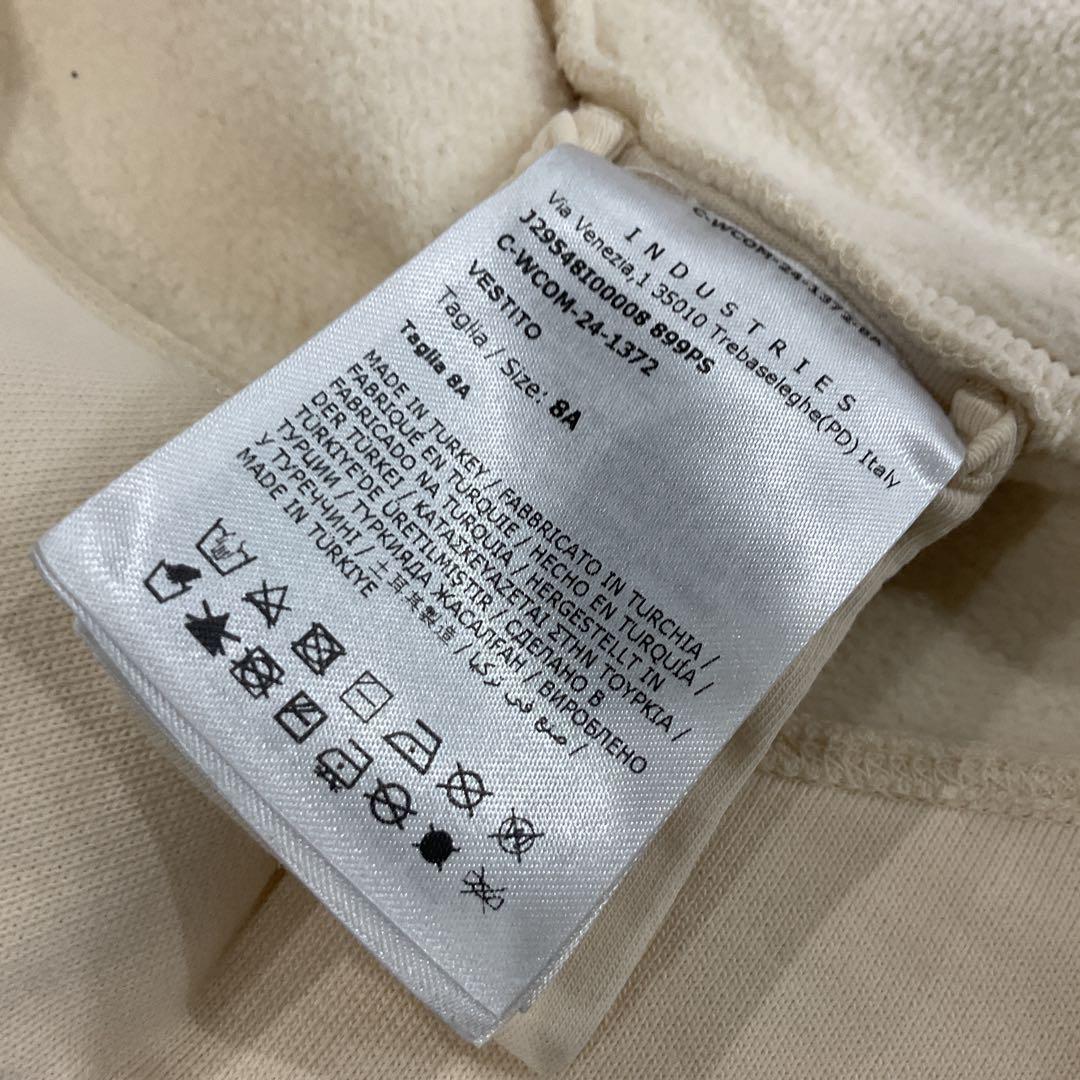 S*】様 MONCLERフード付きワンピース 8A 130cmモンクレール チル