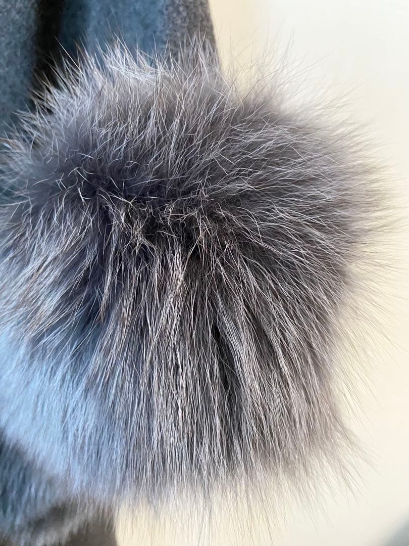 a*a様 美品TURKIS TUKKUポンチョ カシミヤ＆フォックスファー