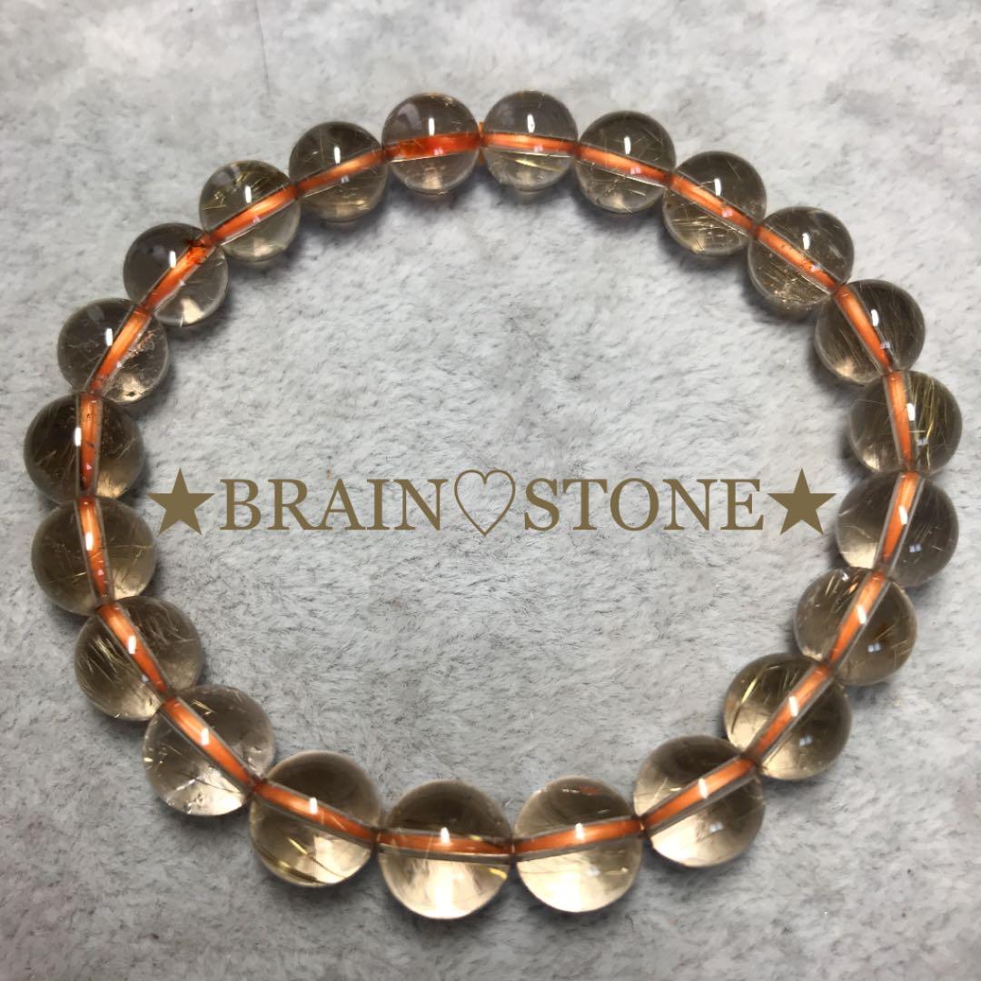 G40☆特選一品☆金運✴︎財運の象徴【8.4-8.9mmゴールドルチルクォーツ